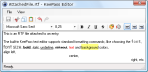 Editor screenshot